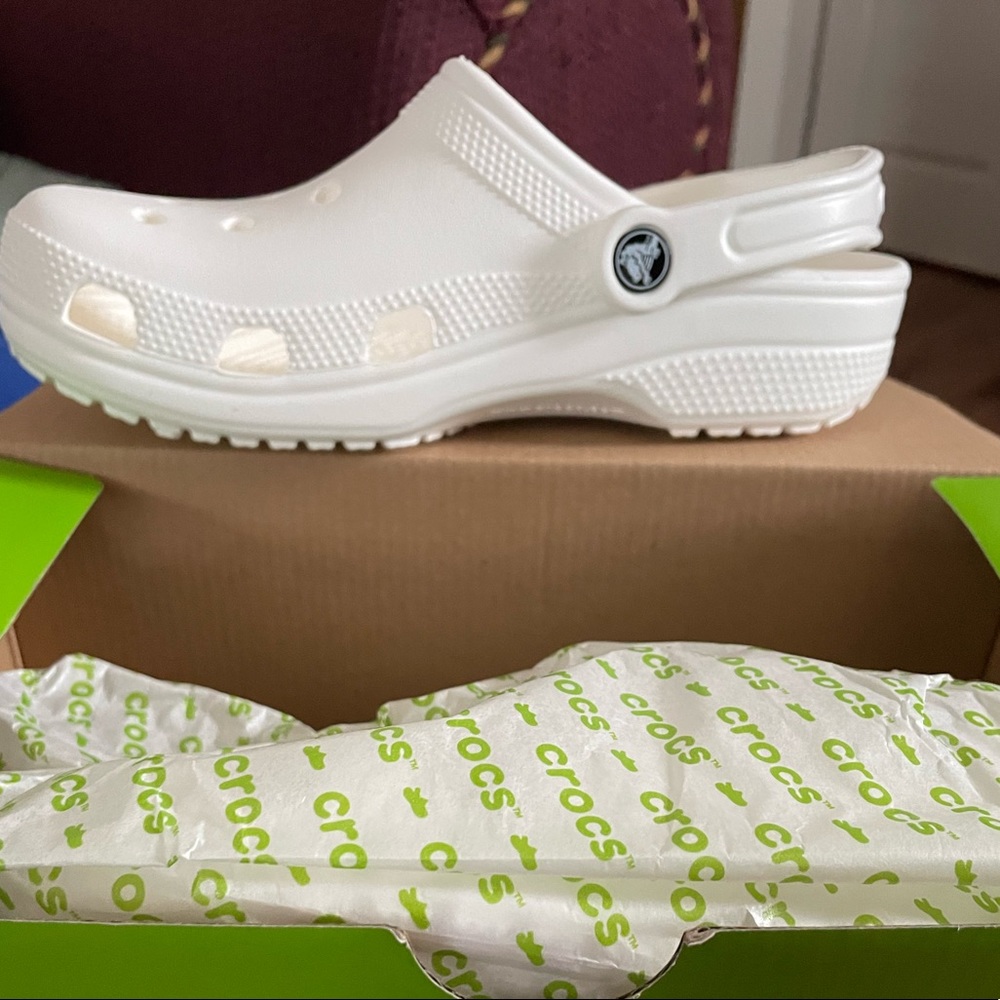 White Crocs